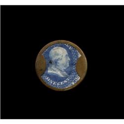 HB-28 EP-4a 1¢ Ayer''s Sarsparilla About New. The stamp HB-28 EP-4a 1¢ Ayer's Sarsparilla About New.