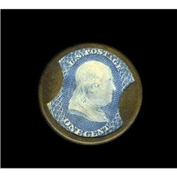 HB-50 EP-6 1¢ Joseph L. Bates Fancy Goods Choice AU HB-50 EP-6 1¢ Joseph L. Bates Fancy Goods Choice