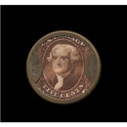 HB-75 EP-69 5¢ Burnett''s Cocoaine Kalliston About New. HB-75 EP-69 5¢ Burnett's Cocoaine Kalliston 