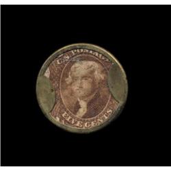 HB-83 EP-70 5¢ Burnett''s Standard Cooking Extracts V HB-83 EP-70 5¢ Burnett's Standard Cooking Extr