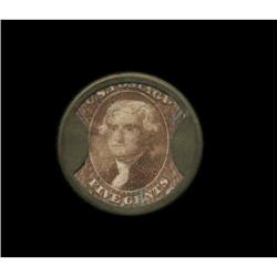 HB-122 EP-77 5c Gage Brother & Drake, Tremont House AU HB-122 EP-77 5¢ Gage Brother & Drake, Tremont