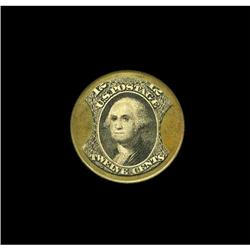 HB-135 EP-148 12c J. Gault Choice Extremely Fine. HB-135 EP-148 12¢ J. Gault Choice Extremely Fine.