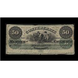 T4 $50 1861. Serial number 1307 is not only a new s T4 $50 1861.