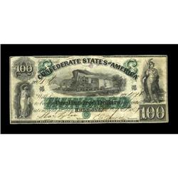 T5 $100 1861. Very Fine. T5 $100 1861.