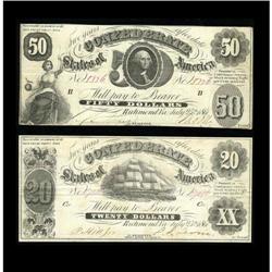 T8 $50 1861 Fine+T8 $50 1861 Fine+.Both of these notes T8 $50 1861 Fine+