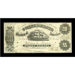 T9 $20 1861. VF T9 $20 1861.
