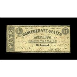 T12 $5 1861. T12 $5 1861.