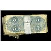 Image 2 : T60 $5 1863 Pack of Cancelled Notes. T60 $5 1863 Pack of Cancelled Notes.