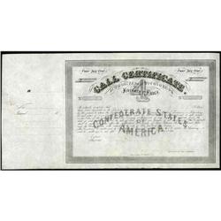Ball 355 Cr. 159 No Denomination 1864 Four Per Cent Cal Ball 355 Cr. 159 No Denomination 1864 Four P
