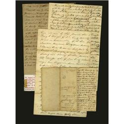 Slavery Papers. This lot contains nine slave documents Slavery Papers.