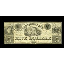 Hartford, CT- Hartford Bank $5 Sept. 1, 1839 S5The Haxb Hartford, CT- Hartford Bank