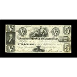 Milford, CT- Connecticut Mining & Manufacturing Co. $5 Milford, CT- Connecticut Mining & Manufacturi