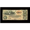 Image 1 : Athens, GA- Bank of Athens $5 July 5, 1859 G6bA nice ex Athens, GA- Bank of Athens
