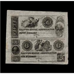 Nauvoo, IL- Nauvoo House Association $50-$100 18__ Nauvoo, IL- Nauvoo House Association