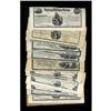 Image 1 : Topeka, KS- Union Military Scrip $1, $5, $10, $20 Whitf Topeka, KS- Union Military Scrip