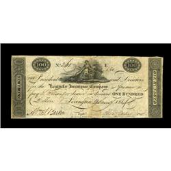 Lexington, KY- Kentucky Insurance Company $100 Jan. 14, Lexington, KY- Kentucky Insurance Company