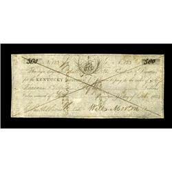 Lexington, KY- Kentucky Insurance Company $500 Oct. 9, Lexington, KY- Kentucky Insurance Company