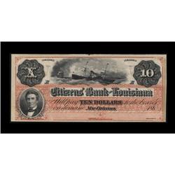 New Orleans, LA - Citizens'' Bank of Louisiana $10 G26a New Orleans, LA - Citizens' Bank of Louisian