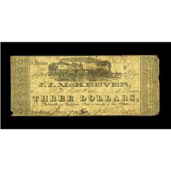 New Orleans, LA- J.J. McKeever $3 Jan. 7, 1862A tough n New Orleans, LA- J.J. McKeever