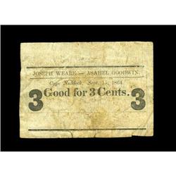 Cape Neddick, ME- Joseph Weare & Asahel Goodwin 3¢ Sept Cape Neddick, ME- Joseph Weare & Asahel Good