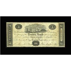 Castine, ME- Castine Bank $3 May 19, 1819 G Wait Castine, ME- Castine Bank