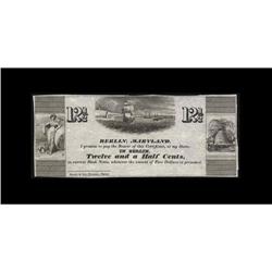 Berlin, MD- Unlisted Issuer 12 1/2¢ Shank UNLThis piece Berlin, MD- Unlisted Issuer