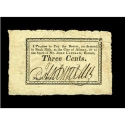 Boston, MA- John Lanigan 3¢ Nov. 14, 1814A very rare pi Boston, MA- John Lanigan