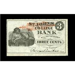 St. Joseph, MN- St. Johns College Bank 3¢ Schingoethe M St. Joseph, MN- St. Johns College Bank
