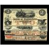 Florence, NE- Bank of Florence $2, $3 18__ G4a, G6a Cho Florence, NE- Bank of Florence