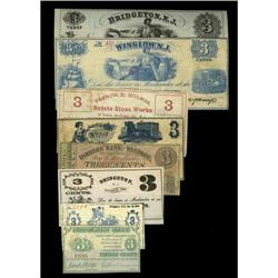 New Jersey 3¢ Scrip.Atlantic City, NJ- Robert B. Leeds New Jersey 3¢ Scrip.