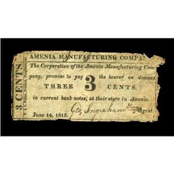 Amenia, NY- Amenia Manufacturing Company 3¢ June 14, 18 Amenia, NY- Amenia Manufacturing Company