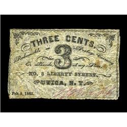 Utica, NY- Isaac J. Knapp 3¢ Feb. 5, 1863 Harris UNLThi Utica, NY- Isaac J. Knapp