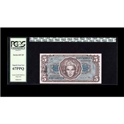 Series 651 $5 PCGS Superb Gem New 67 PPQ. Series 651 $5 PCGS Superb Gem New 67 PPQ.