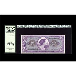 Series 651 $10 PCGS Gem New 65 PPQ. Series 651 $10 PCGS Gem New 65 PPQ.