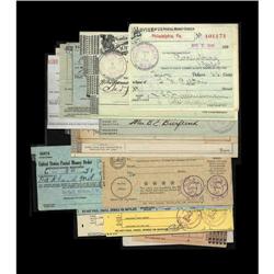 Collection of Postal Money Orders. This collection cont Collection of Postal Money Orders.