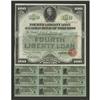Fourth Liberty Loan 4 1/4% Gold BondA gorgeous Liberty 4 1/4% Fourth Liberty Loan $100 Bond