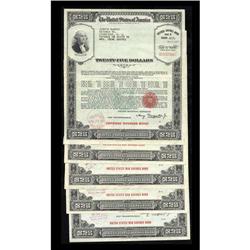 Defense and War Savings $25 Bonds Five Examples. Defense Savings $25 Bond