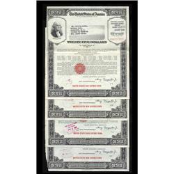 War Savings $25 Bond Four Examples. War Savings $25 Bond Four Examples.