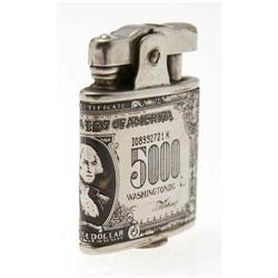 $5000 Cigarette Lighter. A small lighter in an unusual $5000 Cigarette Lighter.