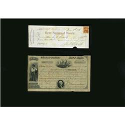 U.S. Grant Signed Check. This cancelled check for $400 U.S. Grant Signed Check.