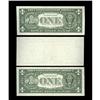 Image 2 : Fr. 1914-L $1 1988 Three Examples Federal Reserve Notes Fr. 1914-L $1 1988 Three Examples Federal Re