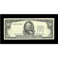 Fr. 2121-D $50 1981A Federal Reserve Note. About Uncirc Fr. 2121-D $50 1981A Federal Reserve Note. A