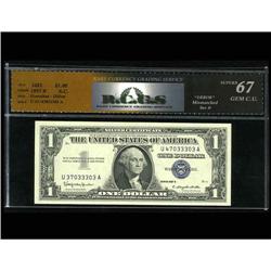 Fr. 1621 $1 1957B Silver Certificate. RCGS Superb Gem C Fr. 1621 $1 1957B Silver Certificate. RCGS S
