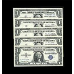 Fr. 1621 $1 1957B Silver Certificates. Gem Crisp Uncirc Fr. 1621 $1 1957B Silver Certificates. Gem C