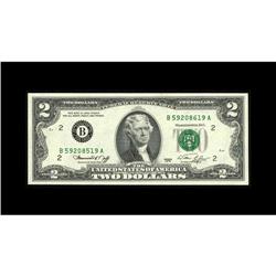 Fr. 1935-B $2 1976 Federal Reserve Note. Gem Crisp Unci Fr. 1935-B $2 1976 Federal Reserve Note. Gem