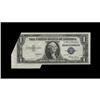 Image 1 : Fr. 1614 $1 1935E Silver Certificate. Foldover Error Fr. 1614 $1 1935E Silver Certificate. Choice Cr