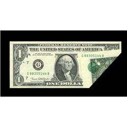 Fr. 1907-G $1 1969D Federal Reserve Note. About Uncircu Fr. 1907-G $1 1969D Federal Reserve Note. Ab