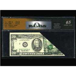 Fr. 2081-B $20 1995 Federal Reserve Note. RCGS Gem CU65 Fr. 2081-B $20 1995 Federal Reserve Note. RC