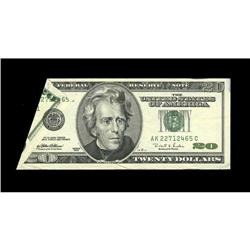 Fr. 2084-A $20 1996 Federal Reserve Note. Extremely Fin Fr. 2084-K $20 1996 Federal Reserve Note. Ex