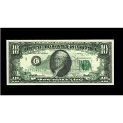 Fr. 2019-C $10 1969A Federal Reserve Note. Gem Crisp Un Fr. 2019-C $10 1969A Federal Reserve Note. G